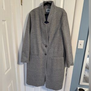 Grey Old Navy Long Pea Coat size XL tall! New with tags!